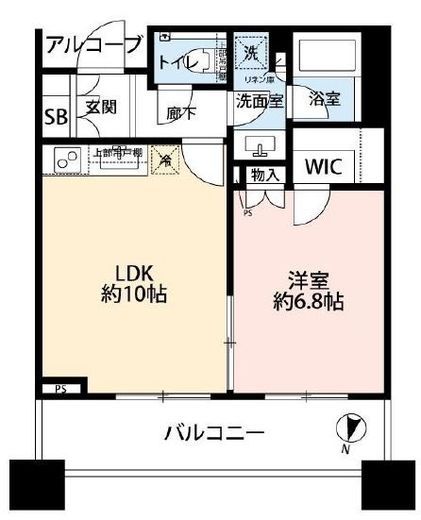 テラス渋谷美竹 11階 間取り図
