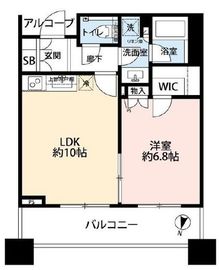 テラス渋谷美竹 11階 間取り図