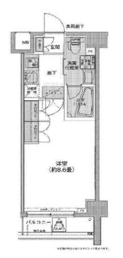 ALTERNA菊川Ⅰ (オルタナ菊川Ⅰ) 204 間取り図