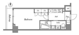 ALTERNA菊川Ⅰ (オルタナ菊川Ⅰ) 206 間取り図