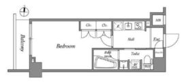 ALTERNA菊川Ⅰ (オルタナ菊川Ⅰ) 206 間取り図