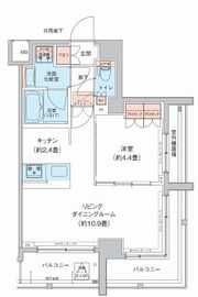 ALTERNA菊川Ⅰ (オルタナ菊川Ⅰ) 301 間取り図