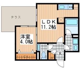 MDM後楽園 101 間取り図