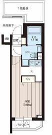 レオーネ方南町 208 間取り図