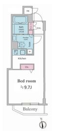 レオーネ方南町 401 間取り図