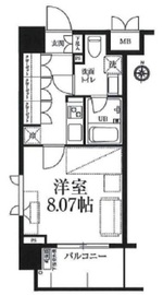 アーデン清澄白河 601 間取り図