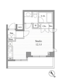 エルスタンザ赤坂 307 間取り図