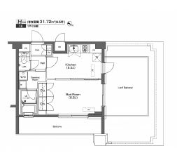 プラウドフラット学芸大学 505 間取り図