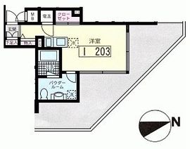 エルスタンザ白金台 203 間取り図