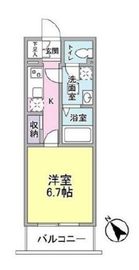 ベルドミール玉川 405 間取り図