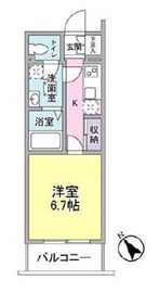 ベルドミール玉川 103 間取り図