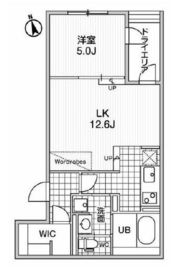 MDM白金台 104 間取り図