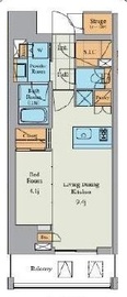 クレストコート大塚 202 間取り図