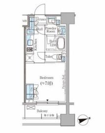 パークアクシス御茶ノ水ヒルトップ 1003 間取り図