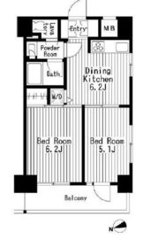 ソサエティ蔵前 301 間取り図