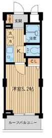 アーデン目黒不動前 408 間取り図