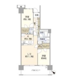 スターコート豊洲 6階 間取り図