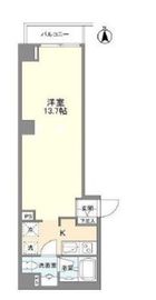 リテラス中目黒 304 間取り図