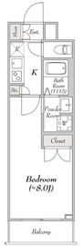 ミリアレジデンス馬込 303 間取り図