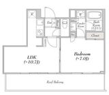 ミリアレジデンス馬込 408 間取り図