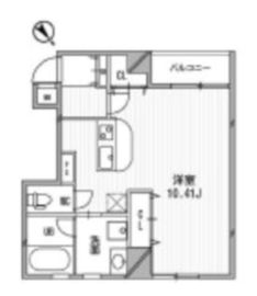 フレスカ代々木上原2 305 間取り図