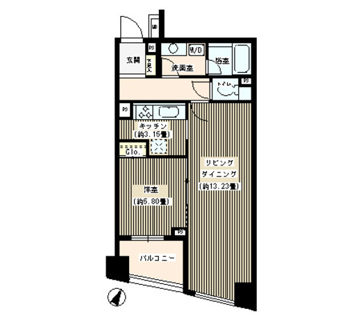 パトリス26 503 間取り図