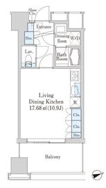ラ・トゥール新宿 1417 間取り図
