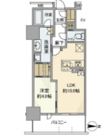 ルミナリータワー池袋 6階 間取り図