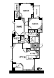 シティハウス文京目白台 7階 間取り図