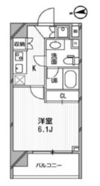 アーデン麻布十番 205 間取り図