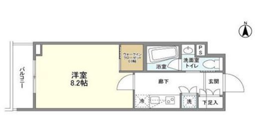 コンフォリア桜上水 310 間取り図