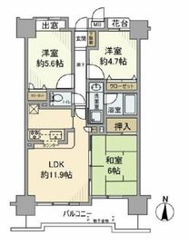 ルイシャトレ門前仲町 9階 間取り図