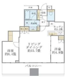 アトラスブランズタワー三河島 28階 間取り図