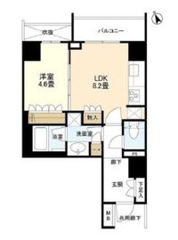 リビオレゾン新虎通り 306 間取り図