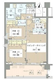 ガーデニエール砧レジデンス 527 間取り図