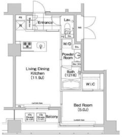 コンフォリア新川 403 間取り図