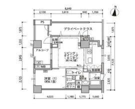 東雲キャナルコートCODAN 19-1307 間取り図