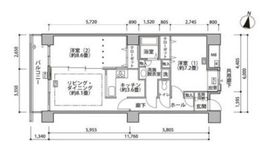 東雲キャナルコートCODAN 18-703 間取り図