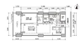 東雲キャナルコートCODAN 16-510 間取り図