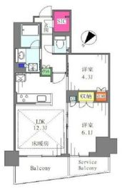 プラウド日本橋三越前 9階 間取り図