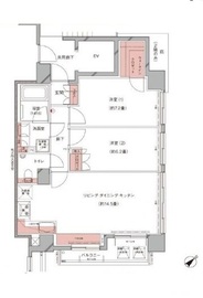 センチュリー赤坂 7階 間取り図