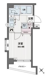 エコロジー都立大学レジデンス 611 間取り図