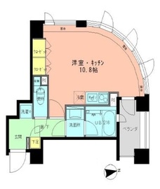 ラフィネジュ学芸大学 205 間取り図