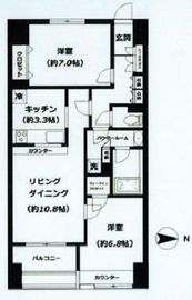 東新宿レジデンシャルタワー 10階 間取り図