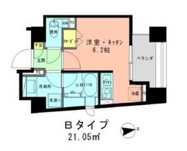 ラフィネジュ学芸大学 605 間取り図