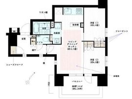 クリオ日本橋久松町 9階 間取り図