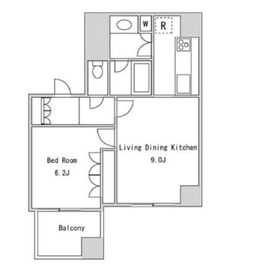 LaSante一番町 503 間取り図