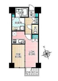 ブランズ六本木 1階 間取り図