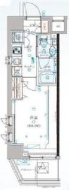 クレイシア新宿パークコンフォート 7階 間取り図