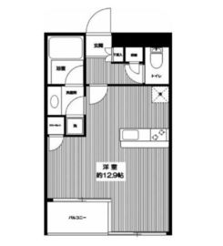 カスタリア高輪台2 403 間取り図